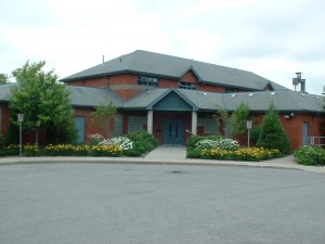Front of building at Family Transition Place.