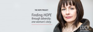 The Hope Project Event for 2016 guest speaker, Lucy Decoutere headshot.