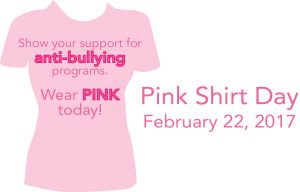 Pink Shirt Day 2017.