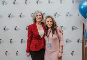 Norah Kennedy and Stacey Tarrant at the 2019 International Women's Day Event.