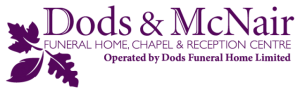 Dods & McNair Funeral Home, Chapel & Reception Centre logo with a transparent background.