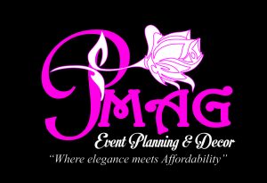 PMAG Event Planning and Decor logo.