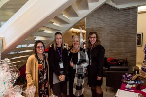 Lisa, Ashlynne, Diane and Lynette at the 2020 International Women's Day Celebration Luncheon.