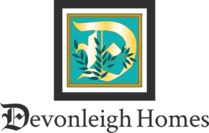 Devonleigh Homes logo with transparent background.