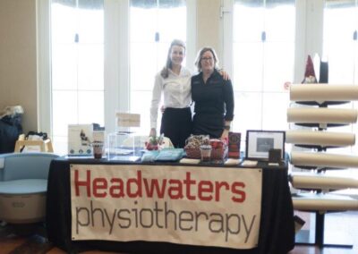 Headwaters Physiotherapy vendor from March 8, 2023 International Women's Day Celebration Luncheon fundraising event.