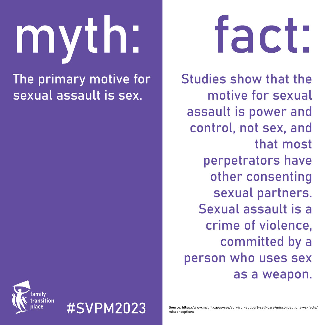Sexual assault myth vs fact to build awareness on sexual violence prevention month