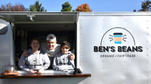 Ben's Beans coffee truck at Heidi's Walk for Hope September 2023.